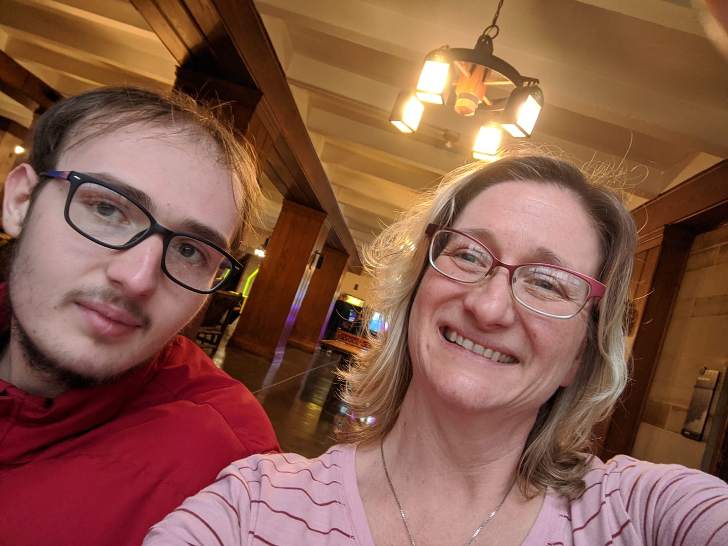 Paul and his mother, April