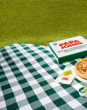 Papa Johns Cheesy Burger Pizza